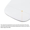 thumbnail image 4 of Unique Bargains Car Auto Rearview Left Side Heated Mirror Glass with Backing Plate for Volvo XC70 2008-2016 XC90 2007-2014, 4 of 8