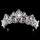 thumbnail image 5 of Diadème Princesse Femme Tiara Cristal Couronne Strass Bandeau Adult Cheveux Accessoires Vintage Cadeau pour Concours Parties Festival Fête Cosplay Halloween Noel Zefei Wu 9024735039884, 5 of 5