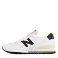 thumbnail image 2 of New Balance MADE in USA 996 Shoes in White and Black Trainers, 2 of 5