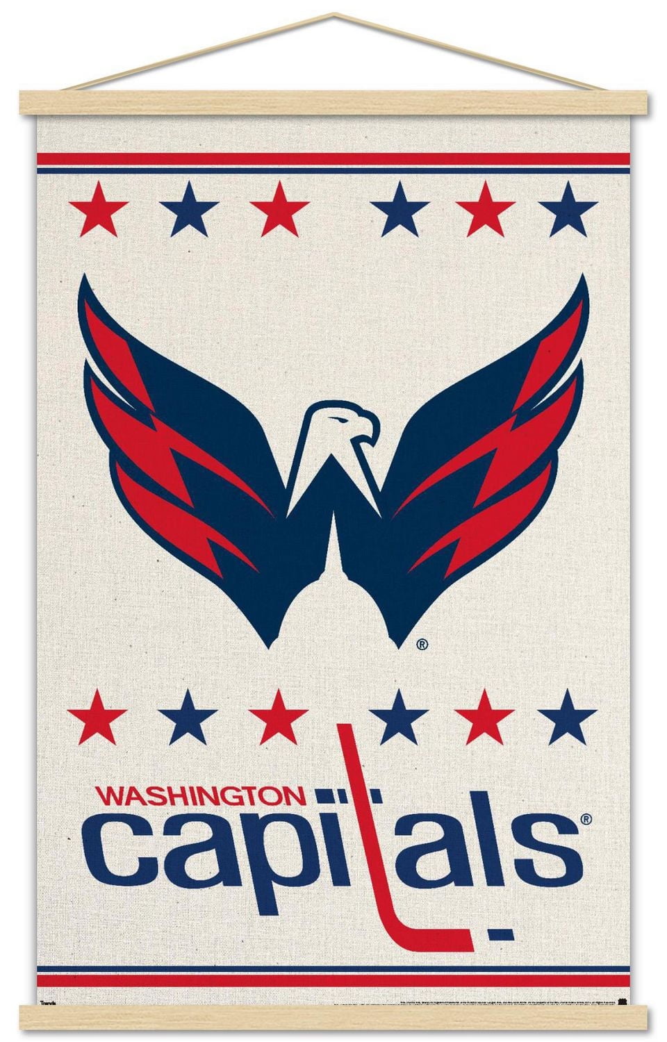 NHL Washington Capitals - Logo 14 Wall Poster, 22.375" x 34"