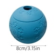 thumbnail image 2 of Juguete interactivo de goma para alimentar a perros, comedero lento y duradero, dispensador de golosinas para cachorros y perros grandes, para interior y exterior, juego para limar los dientes, 2 of 5