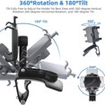 thumbnail image 4 of Soporte para teléfono móvil para coche, paquete de 2 unidades, clip giratorio de 360 grados para salpicadero, compatible con smartphones iPhone/Samsung, 4 of 6