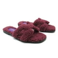 thumbnail image 3 of Lurnyet Furry Slipper Sandal with Warm Plush Lining for Outdoor Indoor, 3 of 5