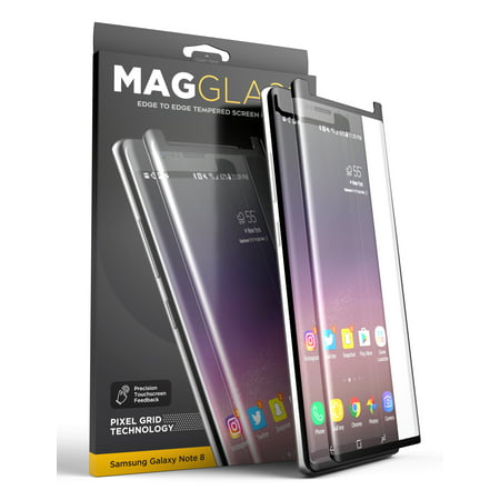 Galaxy Note 8 Screen Protector Original MagGLASS Tempered Glass Screen Guard w/EZ-install