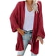 thumbnail image 1 of Cárdigan tipo kimono fluido para mujer, vestido con parte delantera abierta, blusa de gasa estampada, Tops sueltos Fridja  hkj1280, 1 of 6