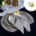 thumbnail image 5 of 2Pc Candlelight Dinner-Flower Napkin Rings, Handmade Rose Napkin Rings With Alloy Buckles,Dinner Napkin Holder For Valentine'S Day, Wedding, Dinners, Parties Table,Groggery Decoration, 5 of 6