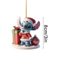 AWOEH Stitch Holiday Christmas Ornament, Lilo & Stitch Means Family