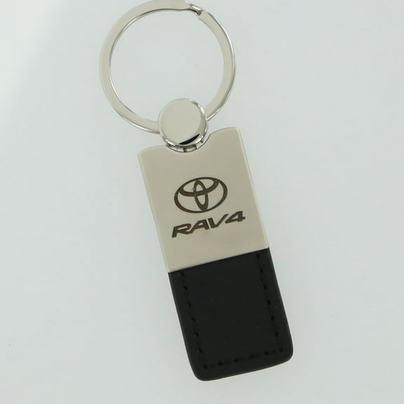 Toyota RAV4 Leather Key Ring (Black)