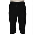 thumbnail image 5 of Kakii Men's Long Linen Shorts Below Knee Pocketed 3/4 Summer Drawstring Capri Pant, 5 of 6