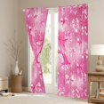 thumbnail image 3 of Manfei Letter A Monogrammed Black Out Curtains,Cartoon Bow Tie Curtains Pack of 2 (42x63 Each),Chic Starry Night Bedroom Curtains For Child,Microfiber Room Decorative, 3 of 6