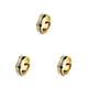 thumbnail image 1 of Anillo de Titanio Qarigey Joyería Moda Carburo Boda Dorado 8 #, 1 of 6