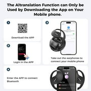 MINISO X15Pro Wireless Earbuds Open Ear Earbuds Waterproof IPX5 Sports Earbuds with Built-in Microphone