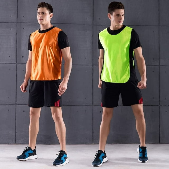 Adulto/Niño Equipo Deportes Fútbol Chaleco Entrenamiento Fútbol Juego de Baloncesto Torneo Competencia Grupo Camisa Jersey Bib