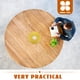 thumbnail image 2 of Mesa de aluminio Róyes giratorios Mesa de comedor giratorio plato giratorio suave y giratoria, 2 of 6
