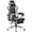 White, variant on Gaming Chair, Computer Chair with Footrest and Massage Lumbar Support, Ergonomic High Back Video Game Chair with Swivel Seat and Headrest (White)