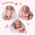 thumbnail image 6 of RSG 20 Inch Lifelike Reborn Baby Dolls Soft Cloth Body Handmade Real Life Toddler Dolls with Clothes Accessories for Kids Age 3+, 6 of 8