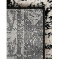 thumbnail image 4 of Unique Loom Portland Collection Area Rug - Depoe (8' x 11' Rectangle Black and White/Black), 4 of 10