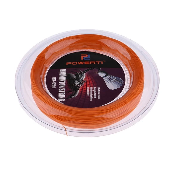 Cuerda de Raqueta de Badminton Eigraketly de Nylon Durable Naranja 200m