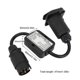 thumbnail image 4 of EUR 7 Pin Trailer Plug to USA 7 Pin Socket Adapter for RV, 4 of 5