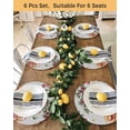 thumbnail image 4 of 15 Inch Round Placemats Set of 4, Gingerbread Christmas Non Slip Heat Insulation PP Table Mats, Xmas Balls Branches Grey Washable Place Mats for Kitchen Dining Party Table Decor, 4 of 7