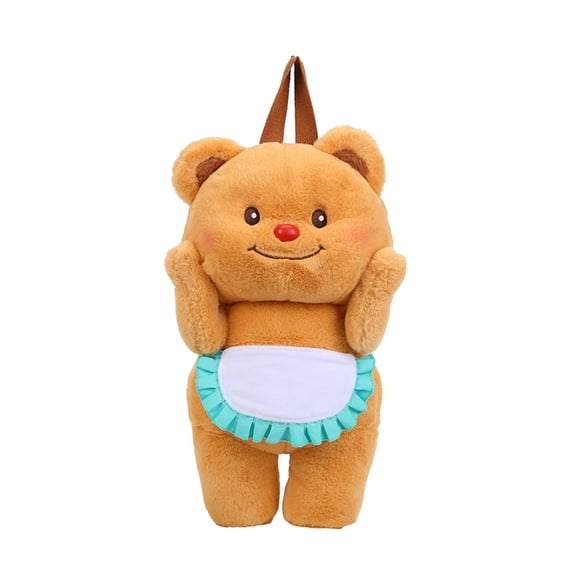 45cm Plush Bear Doll Backpack Spacious Handbag for Travel and Shopping