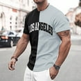 thumbnail image 3 of kpoplk Tshirts Shirts for Men Short Sleeve Lightweight Sport Tees Summer 3D Pullover Tee Shirts(Grey,S), 3 of 6
