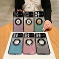 thumbnail image 1 of Funda de TPU con galvanoplastia y purpurina degradada Magsafe para iPhone 14 Pro con ventana grande, 1 of 4