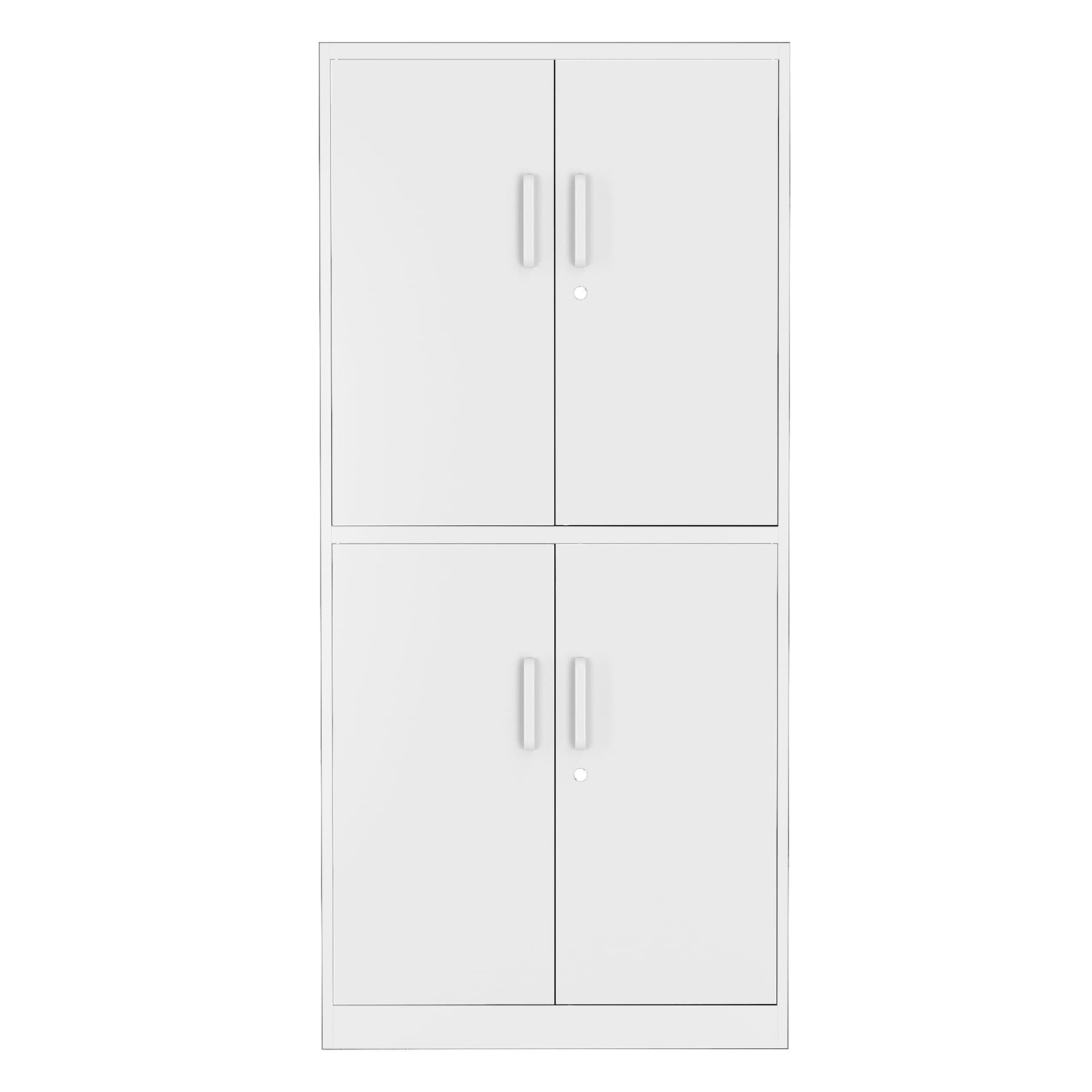 SYNGAR Metal Garage Storage 72in Tall Large Steel Utility Locker with Adjustable