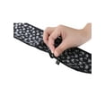 thumbnail image 4 of INSPIRE CHIC Women's Paisley Polka Dots Pattern Skinny Long Scarves, Satin Silky Ribbon Hair Band Neckerchief Neck Scarf 37.4x3.5" Black, 4 of 6
