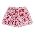 thumbnail image 2 of RYOKO pantalones cortos de verano para hombre y mujer, shorts informales a la moda para playa y playa, malla deportiva de secado rápido, 2 of 5