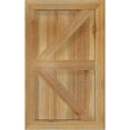 thumbnail image 5 of 16 1/8"W X 26"H Timbercraft Three 5 3/8" Boards Framed Board-N-Batten Shutters W/Z-Bar, Rough Sawn Western Red Cedar (Per Pair), 5 of 13