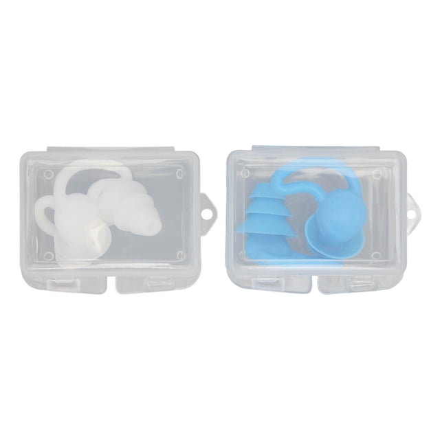 Tapones para los Oídos NikouMX con Reducción de Ruido 2 Pares de Silicona