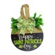 thumbnail image 3 of Letrero para puerta con texto "Feliz Día de San Patricio", 30 x 30 cm, con lazo, regalos creativos Estilo B, 3 of 9