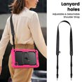 thumbnail image 7 of XYX for Samsung Galaxy Tab A9 Case 8.7 inch, 3in1 Heavy Duty Shockproof Tablet Cover with Stand, Shoulder Strap (2023, SM-X110/X115/X117), Rose, 7 of 7