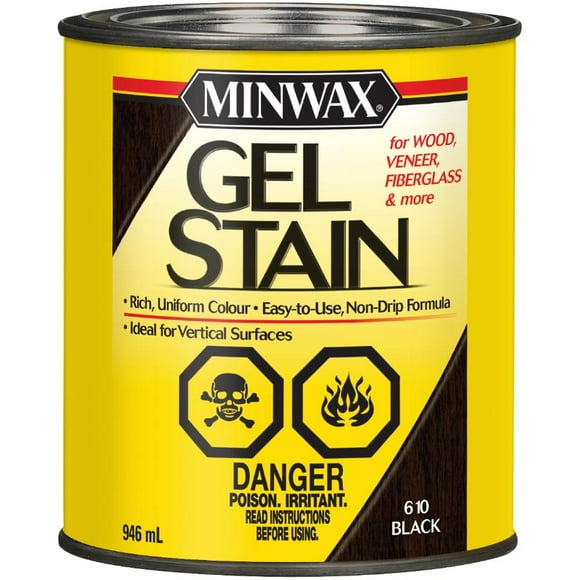 Gel Stain - Black, 946 ml