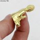 thumbnail image 4 of 1PC Buddha Statues Copper Buddha Sculpture Fengshui Figurine Home Decor Resin Sitting Miniature 28x24cm, 4 of 4