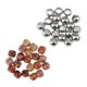 thumbnail image 1 of Perlas De Pelo 40 Pedazos de cabellero Dreadlocks Tubo Joya Accesorios Decorativo de Cabello, 1 of 9