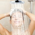thumbnail image 3 of fsxdhpcsgfc Shower Head High Pressure Rain, Bathroom Showerhead With Plated Finish, 3 of 7