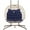 Blue, variant on Aukfa Double Swing Egg Chair with Stand 2 Person Indoor Outdoor Wicker Loveseat with Cushions, Khaki
