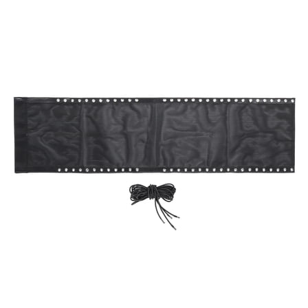 VORCOOL Replacement Lounge Slings for Easy to Clean Recliner Black 1Set 63x17in