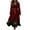 Red, variant on Wool Coats for Women Fall Winter Dress Double Breasted Jackets Long Trench Coat