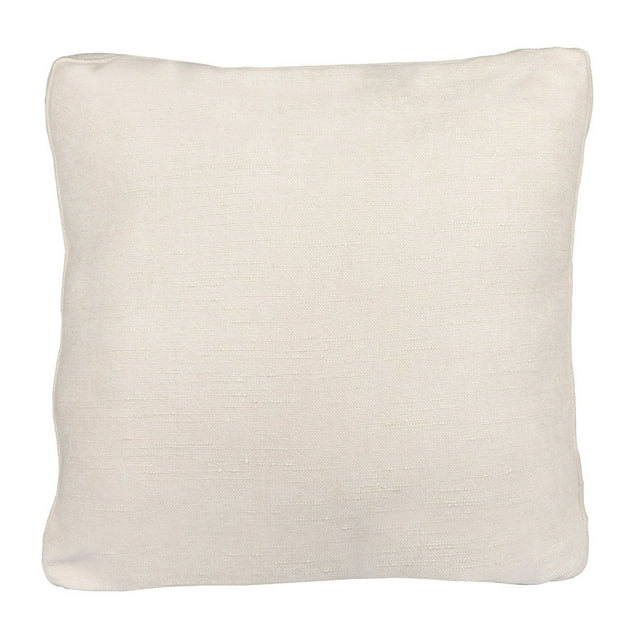 Cojín Decorativo Zita cuadrado grande Crema