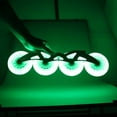 thumbnail image 4 of Welling 2Pcs 80/76/72mm In-line Speed Skate Skating LED Light Flashing Roller Wheels, 4 of 10
