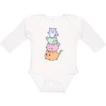 thumbnail image 3 of Inktastic kawaii kitten stack Boys or Girls Long Sleeve Baby Bodysuit, 3 of 5