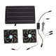 thumbnail image 2 of Kit de ventilador con energía solar ventiladores duales con energía solar compactos y ahorradores de energía disipación de calor de 20W para invernadero ANGGREK Otros, 2 of 8