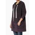thumbnail image 3 of TheMogan Women's S~3X Acid Wash Drawstring Loose Fit Pullover Hoodie Sweatshirts, 3 of 7