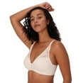 thumbnail image 2 of Bali Breathe Cotton Modal Wireless T-Shirt Bra Light Buff XL, 2 of 5