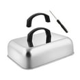 thumbnail image 3 of FashionCha Rectangular Basting Cover Griddle Grill Accessories Steaming Cover Lid for Grill L, 3 of 9