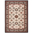 thumbnail image 2 of Safavieh Courtyard Blake Oriental Indoor/Outdoor Area Rug, Black/Creme, 8' x 11', 2 of 9