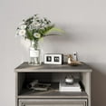 thumbnail image 3 of LGHM Gray Nightstands Set of 2, Bedside Table with 2 Drawers for Bedroom, Living Room, 3 of 8